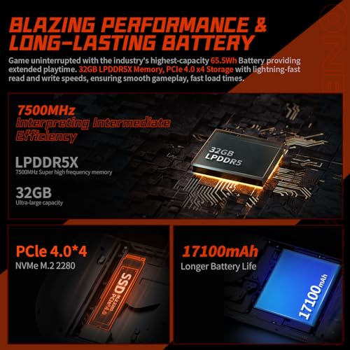Handheld Console PC with 2K 8.4" Touchscreen and Detachable Controller P498