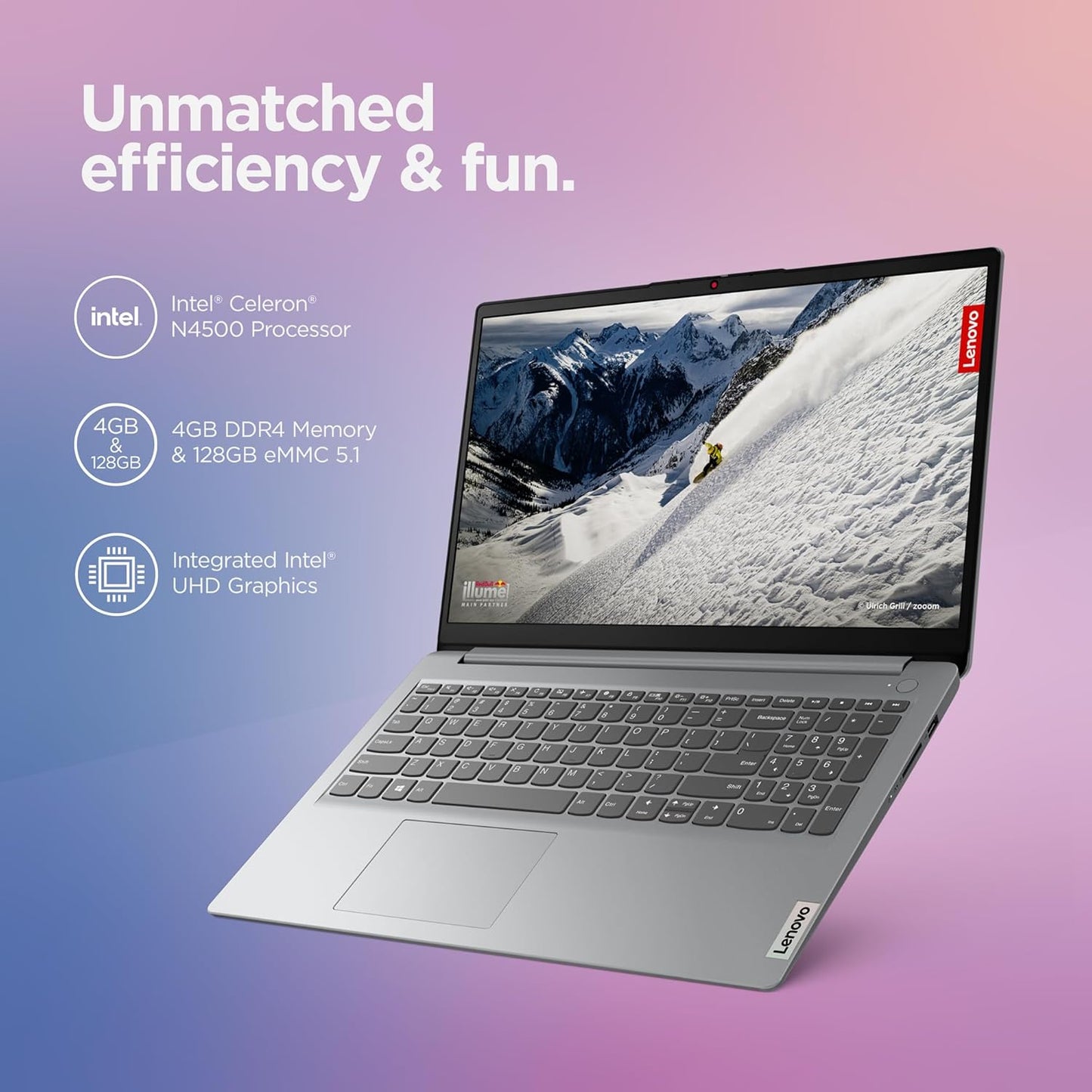 Everyday Laptop Computer - Windows 11 - 15.6" FHD - 4GB Memory - 128GB Storage K6028