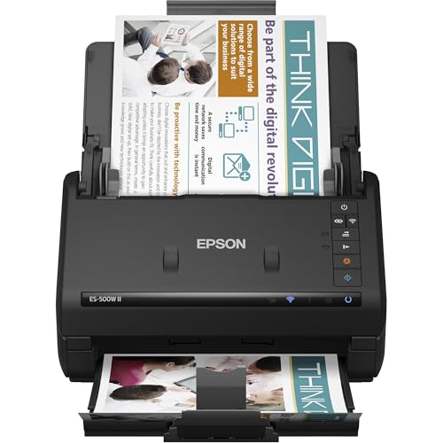 Wireless Color Duplex Desktop Document Scanner with Auto Document Feeder W8758