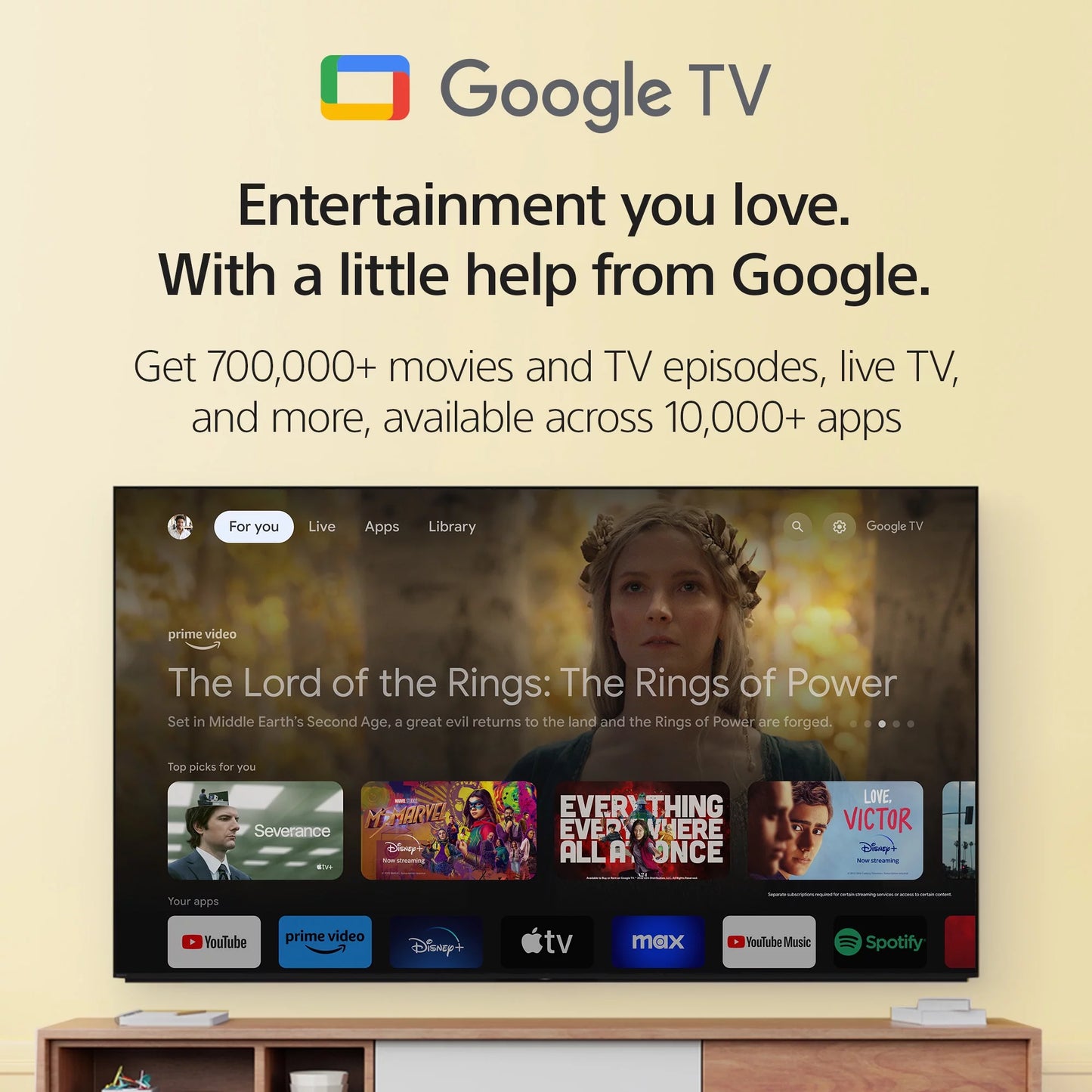 55" QD-OLED 4K HDR Smart TV with Google TV C855258