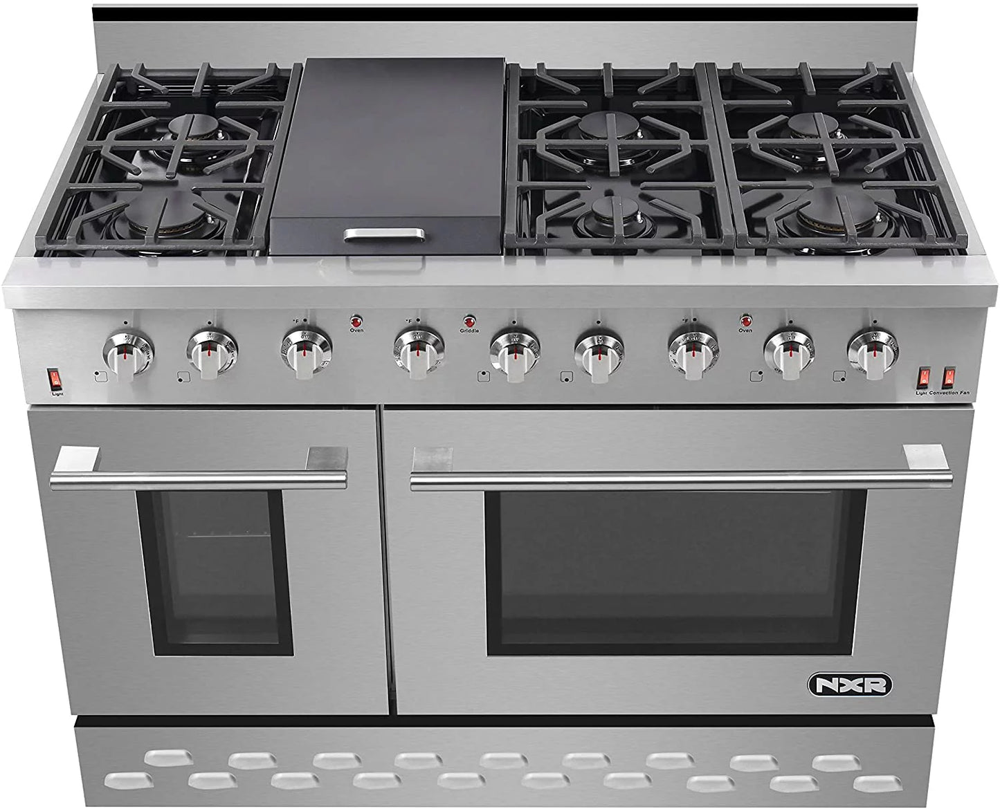 48" Stainless Steel Propane Gas Range with Convection Oven T446348