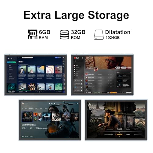 10 inch Android Tablet, 6GB RAM, 32GB ROM, WiFi 6, IPS Screen B37979