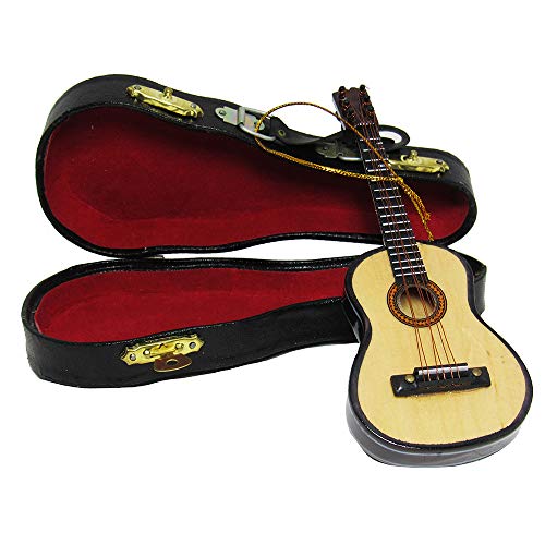 Acoustic Guitar Christmas Ornament with Case K615657
