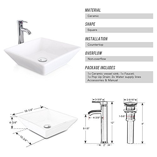 Double Vanity with Porcelain Vessel Sinks and Side Cabinets N820054