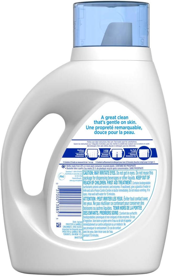 Unscented Liquid Laundry Detergent, 1.47 L D35867