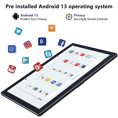 Tablet 10 Inch with Keyboard, Mouse, Case, Stylus, 8GB RAM 64GB ROM K197839