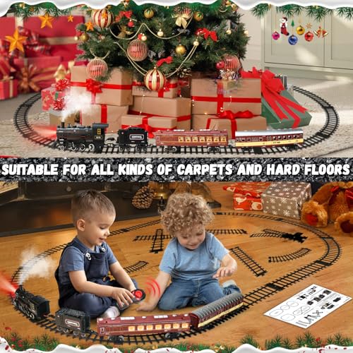 Remote Control Train Set with Lights and Sounds for Kids S368833