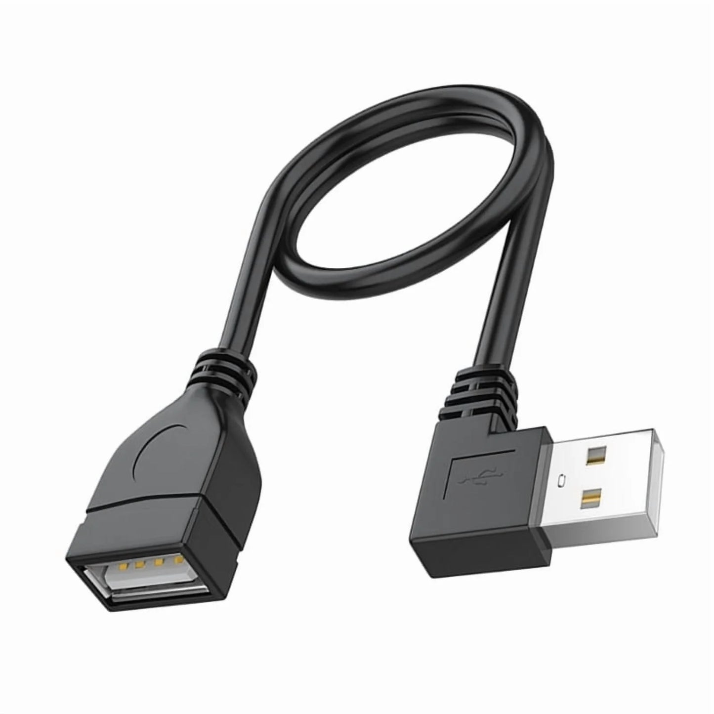 USB 2.0 Extension Cable Male to Female 90 Degree Angled C34102