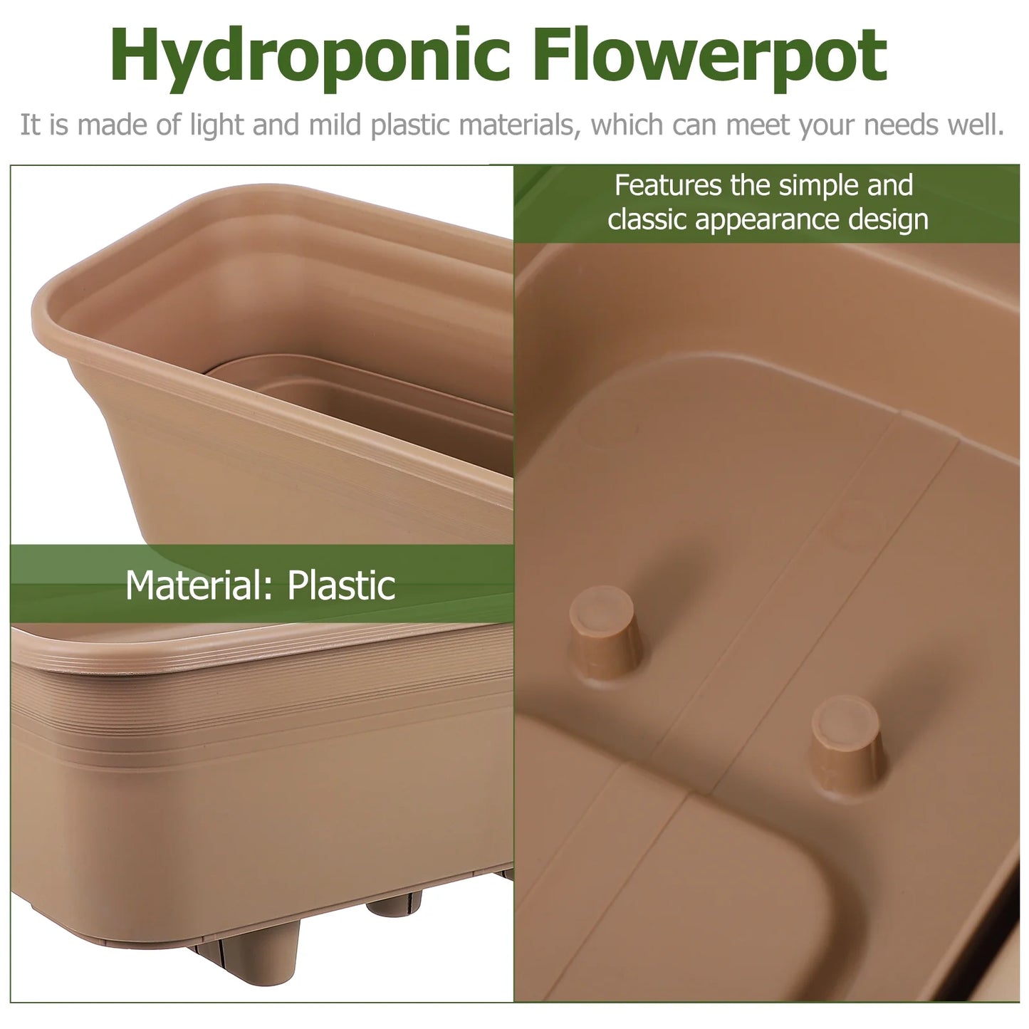 Rectangular Plant Pots Planter Flowerpot A82313
