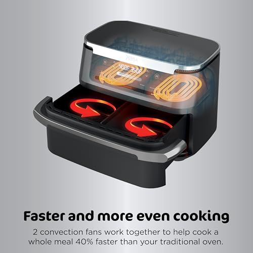 10QT 6-in-1 DualZone Air Fryer with 2 Independent Baskets X511450