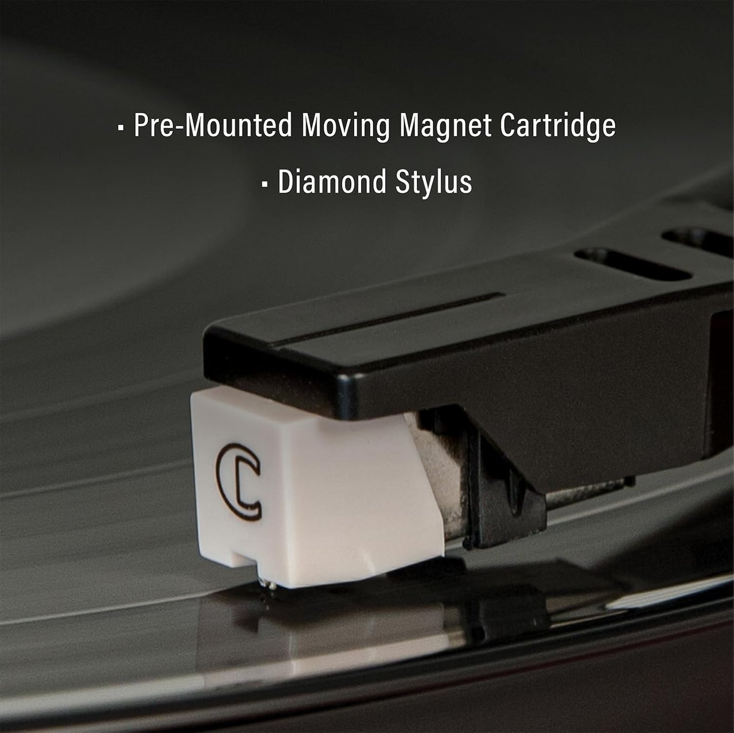 Turntable System with Bluetooth, CD, AM/FM and Speakers, Walnut J8070