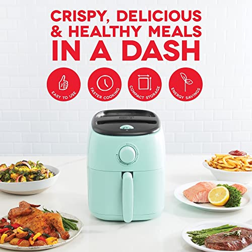 Electric Air Fryer Oven, 2.6 Qt., Grey, Compact, Auto Shut Off, 1000-Watt L764