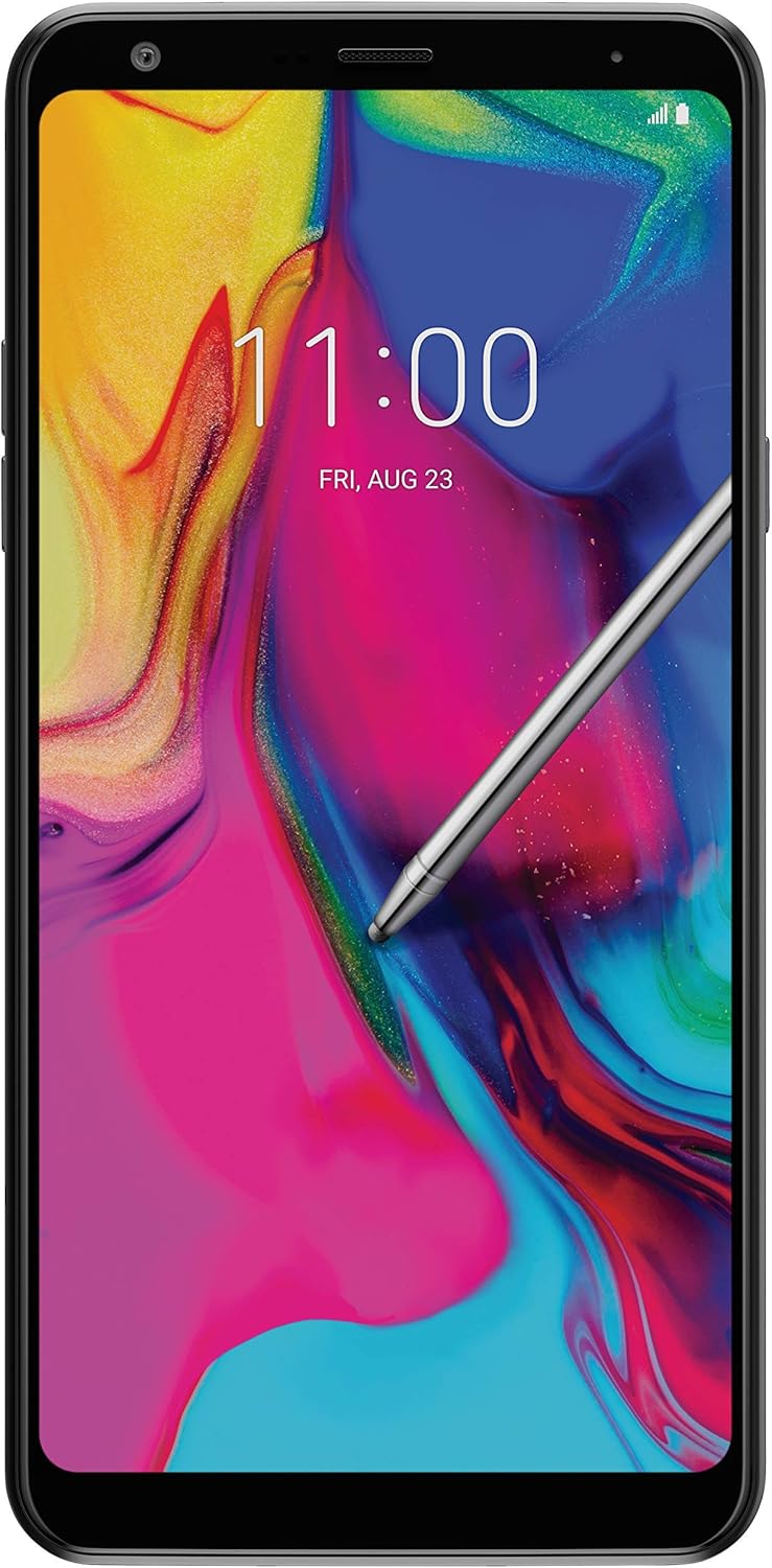 LG Stylo 5 Smartphone, 32GB Memory, Unlocked Cellular - Aurora Black (Renewed)