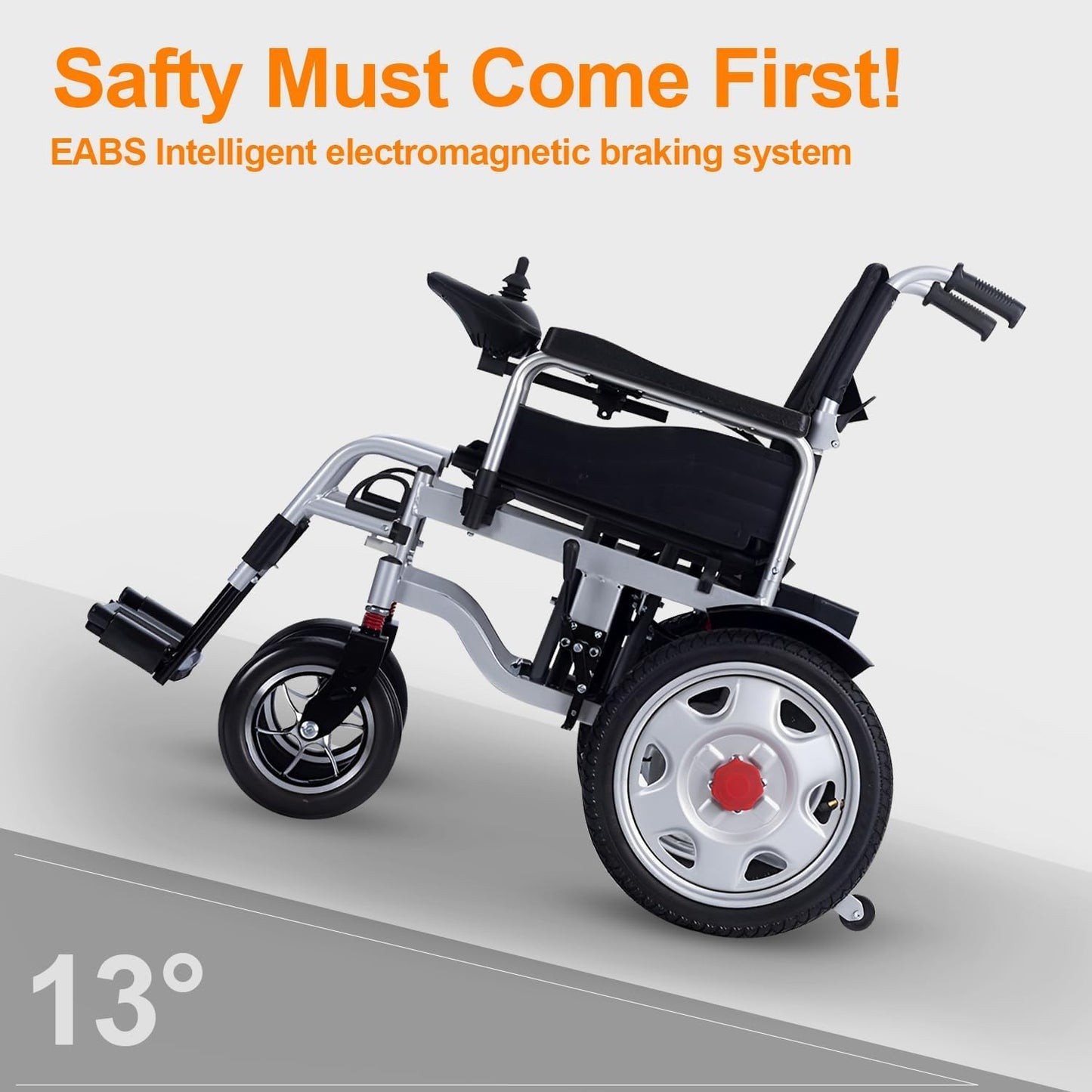 Foldable Electric Wheelchair for Adults, Heavy Duty Portable I87848