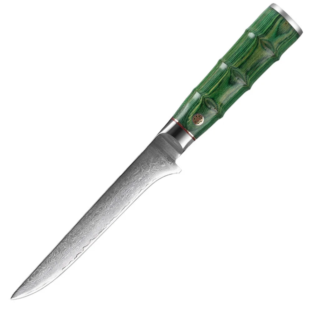 Damascus Steel Boning and Fillet Knife - 5.5-inch