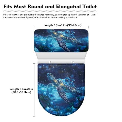 Christmas Toilet Lid and Tank Cover Set for Bathroom Decor Q334993
