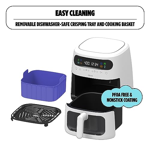 8 QT Digital Air Fryer with Touch Screen and TurboCrisp Technology F231