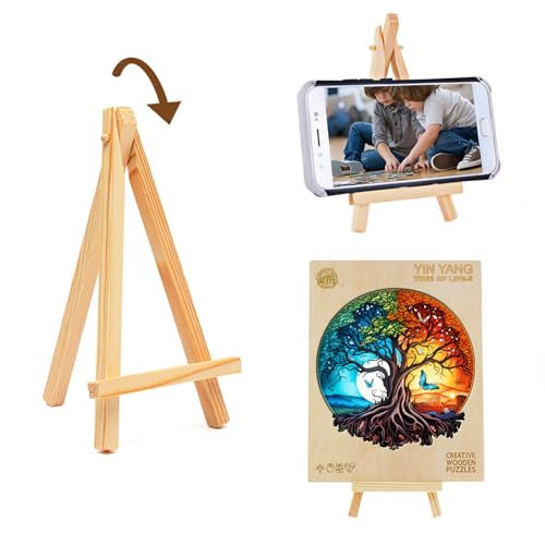 Wooden Jigsaw Puzzle for Adults, Unique Shape Tree Design, 190 Pieces L815