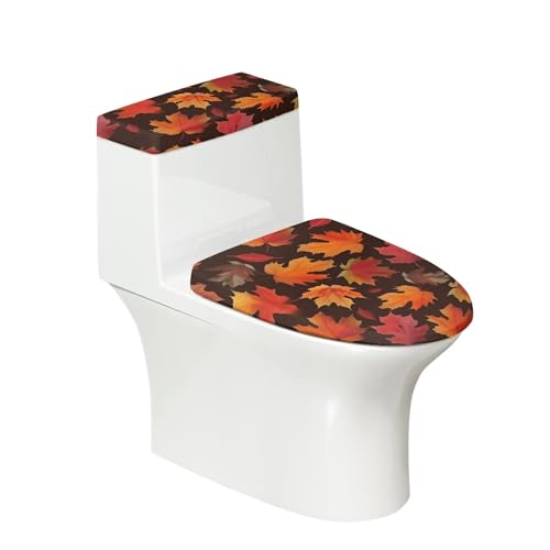Christmas Toilet Lid and Tank Cover Set for Bathroom Decor Q334993