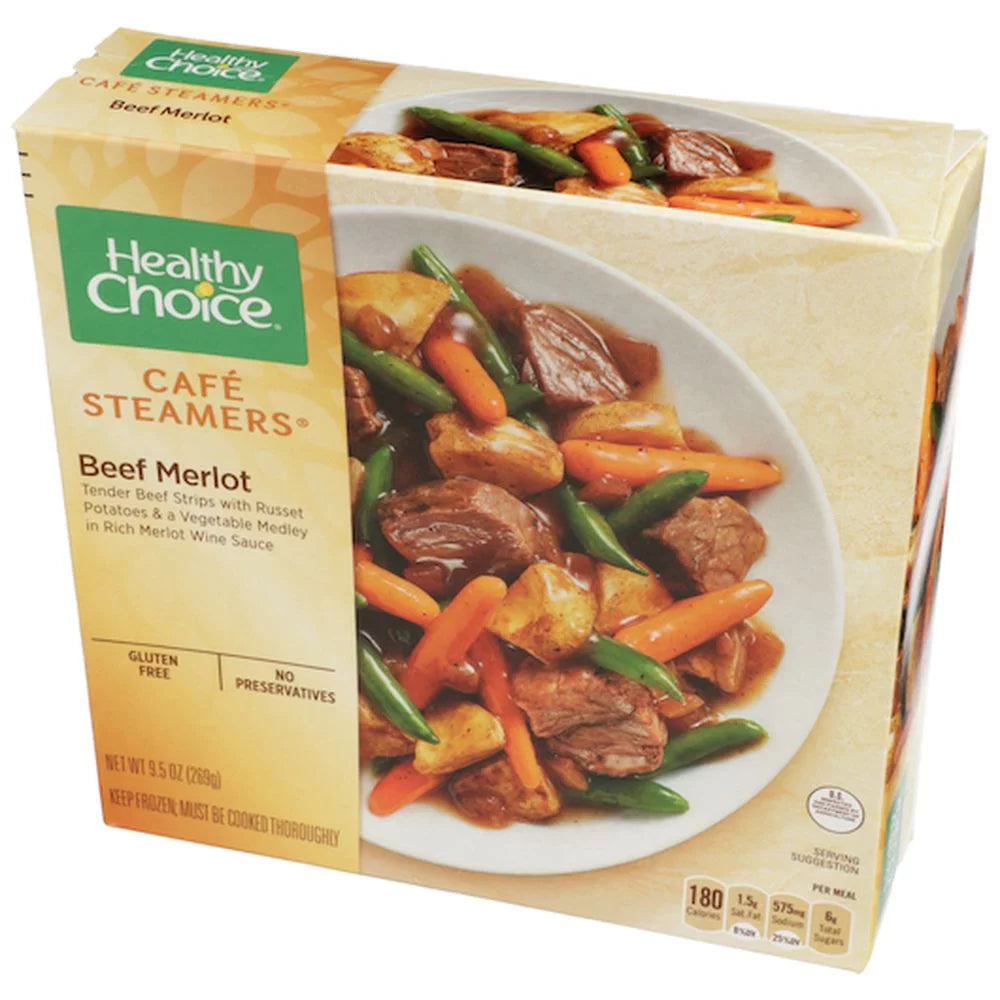 Beef Merlot Frozen Meal, 9.5 oz, 8-Pack L418