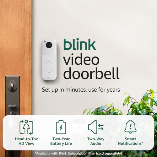 Video Doorbell with HD View, Two-Year Battery, and Sync Module Y886
