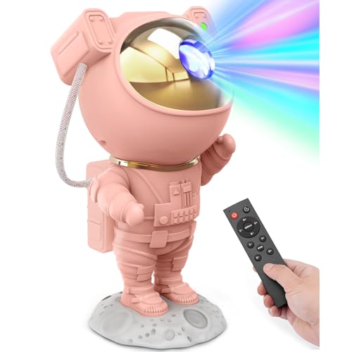 Astronaut Star Projector Night Light with Remote and Timer H43959