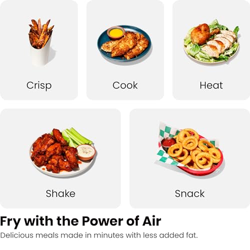 6 Quart Dual Basket Air Fryer with Digital Touchscreen D53063