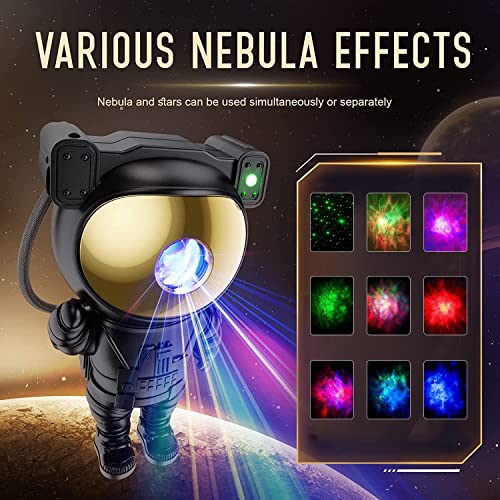 Astronaut Star Projector Night Light with Remote and Timer H43959
