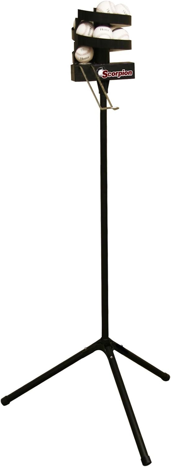 Heater Sports Scorpion Soft Toss - Portable Automatic Toss Machine, Ideal for Kids, Teens, and Adults | Durable, Lightweight, and Accurate Batting Machine Designed to Perfect Batting Skills