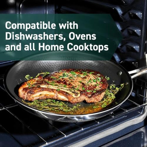 Nonstick 6-Piece Fry Pan Set with Tempered Glass Lids H743180