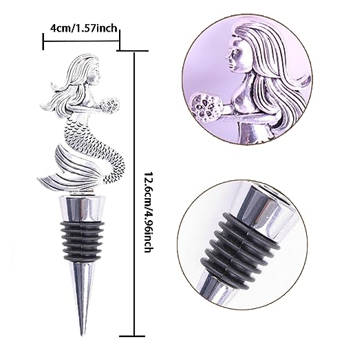 Zinc Alloy Deer Head Liquor Bottle Pourer with Silicone Stopper D19994