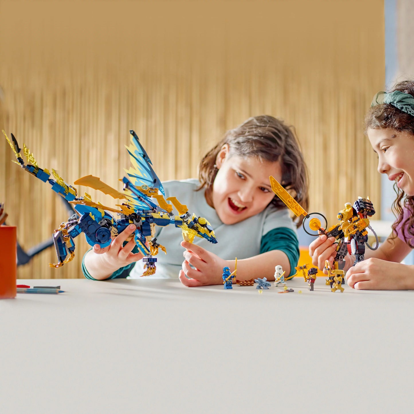 Elemental Dragon vs. The Empress Mech Building Toy Set K76975