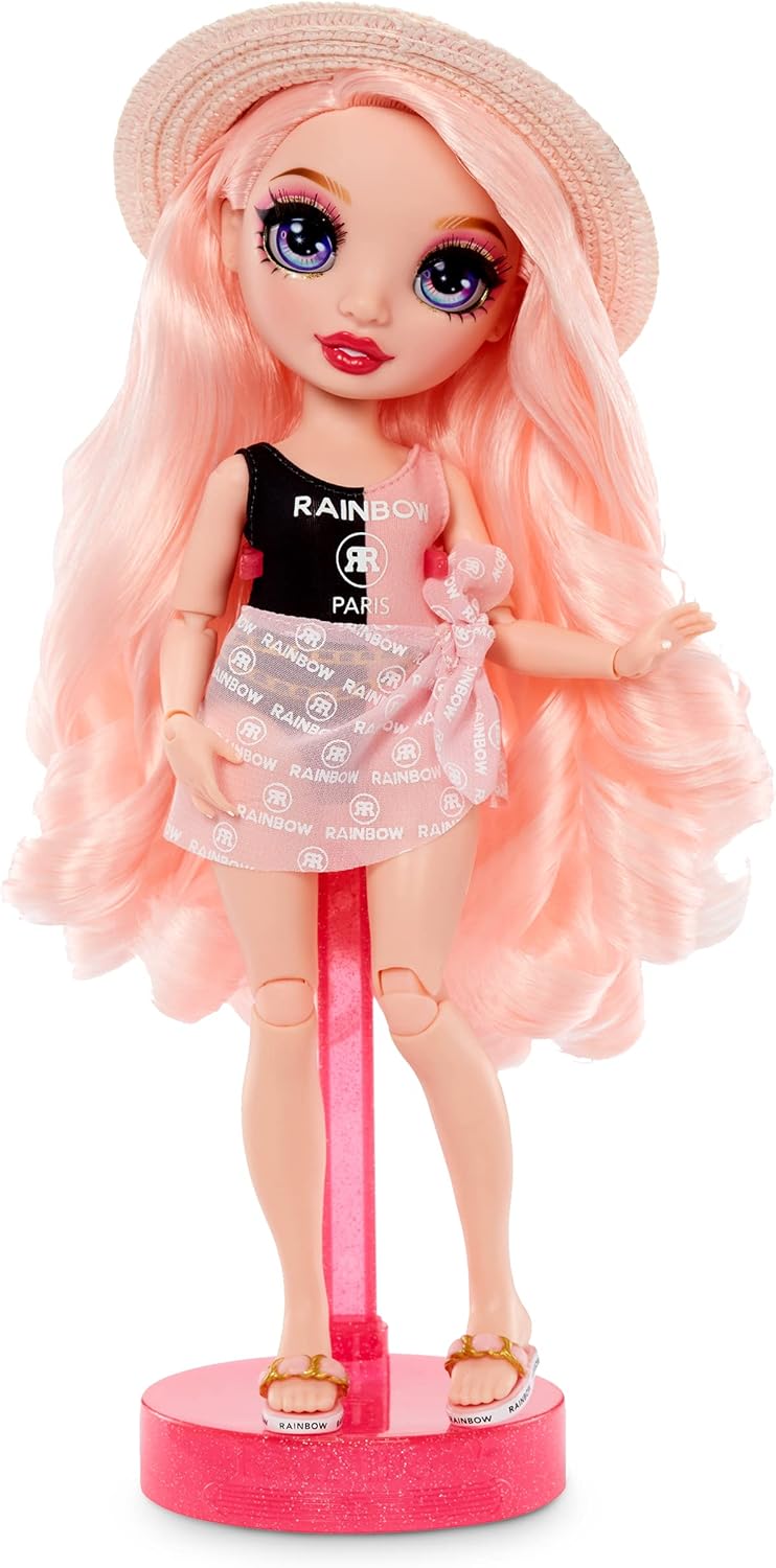 Pink Fashion Doll with 2 Designer Outfits and Pool Accessories N518147