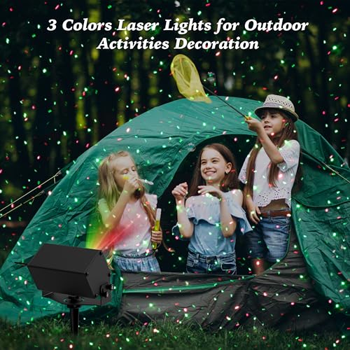 Outdoor Laser Lights Projector with Remote Control for Holiday Decor W676