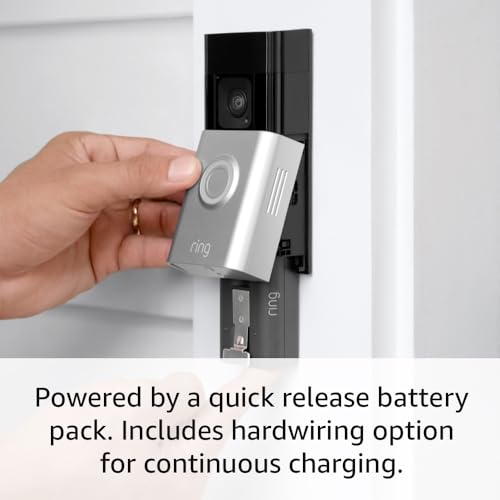 Battery Doorbell with HD+ Video, Motion Detection, and Two-Way Talk Z659478