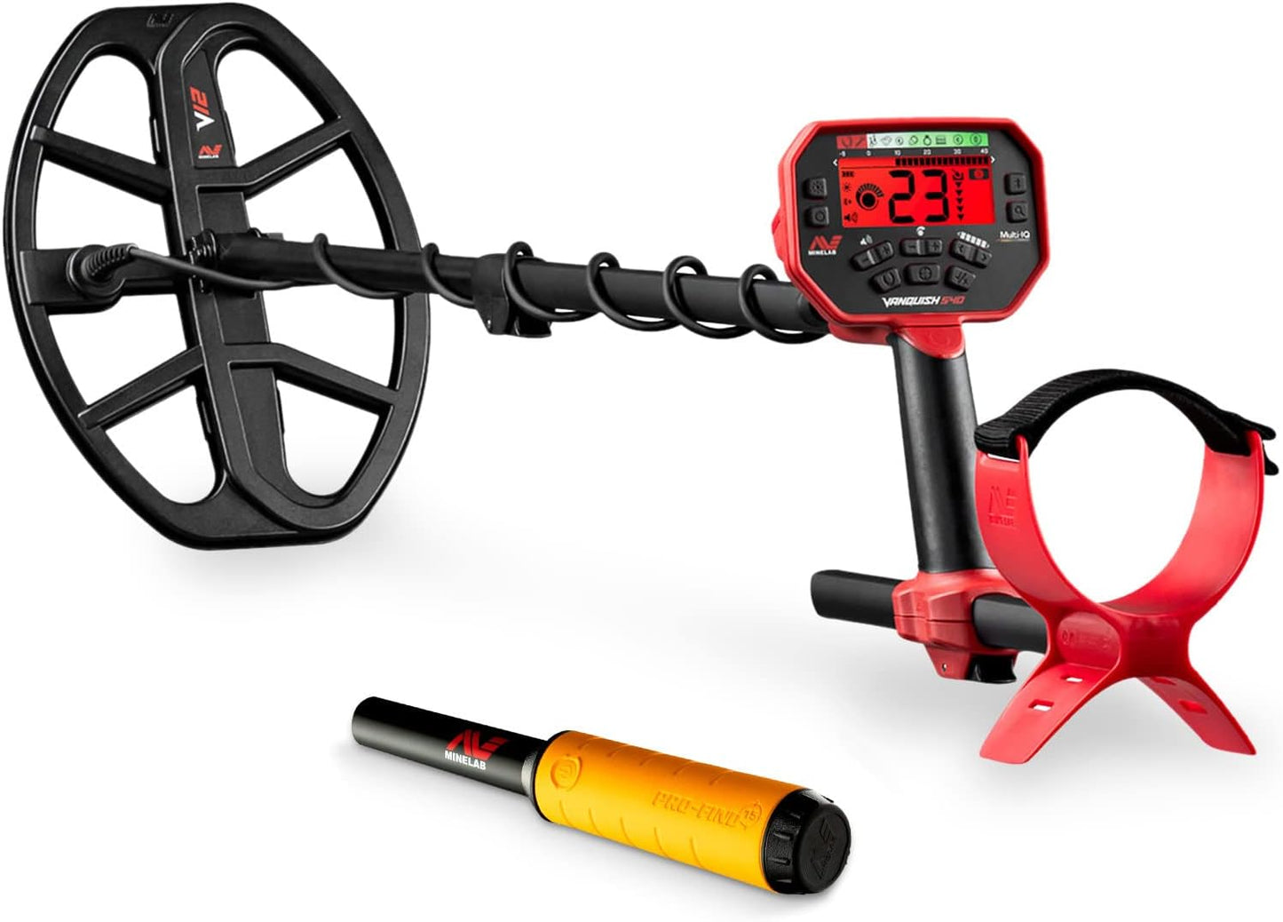 Minelab Vanquish 540 Detector with 12 x 9 Coil and Pro-Find 20 Pinpointer