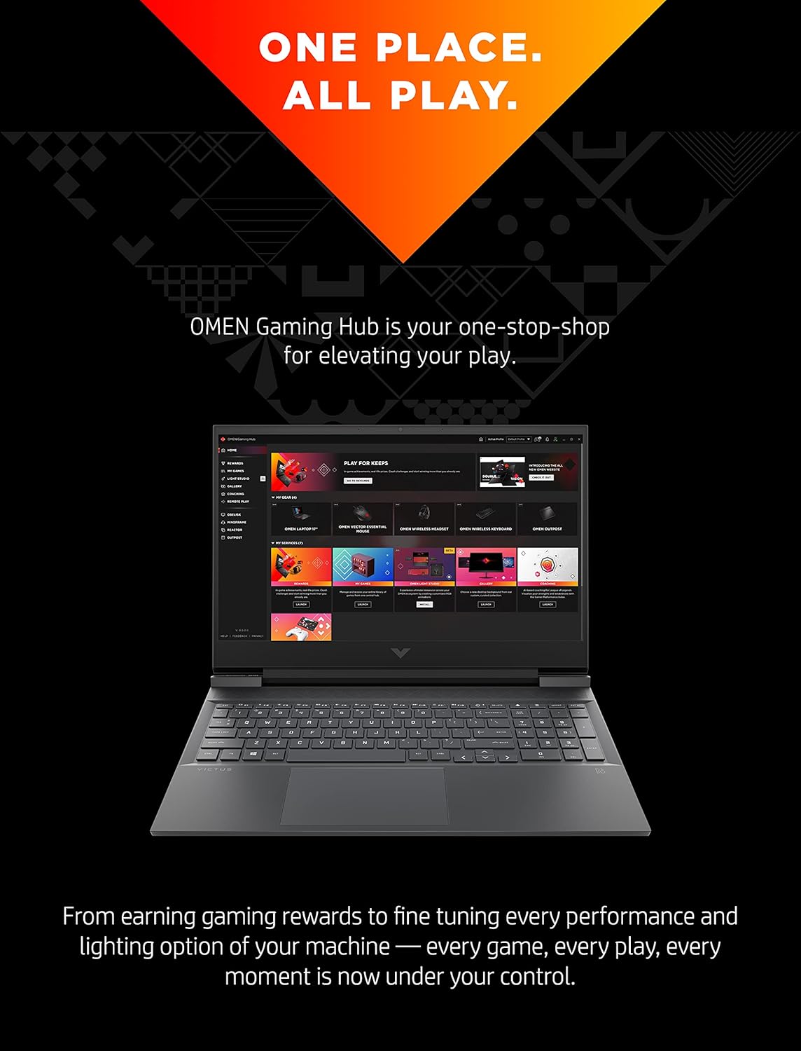 Gaming Laptop, 16-inch 144Hz Display, RTX 3050 Ti, 8GB RAM, 512GB SSD A162957