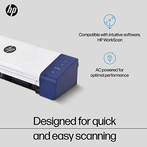 Compact Desktop Duplex USB Scanner with Auto-Feed Tray for 2-Sided Digital Scanning D9702