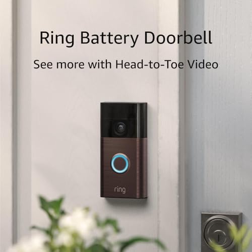 Battery Doorbell with Head-to-Toe Video, Two-Way Talk, Motion Detection X789999