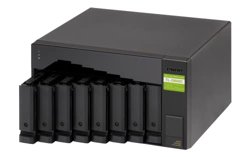 8 Bay Desktop JBOD Storage Enclosure with USB 3.2 Gen 2 Type-C R811