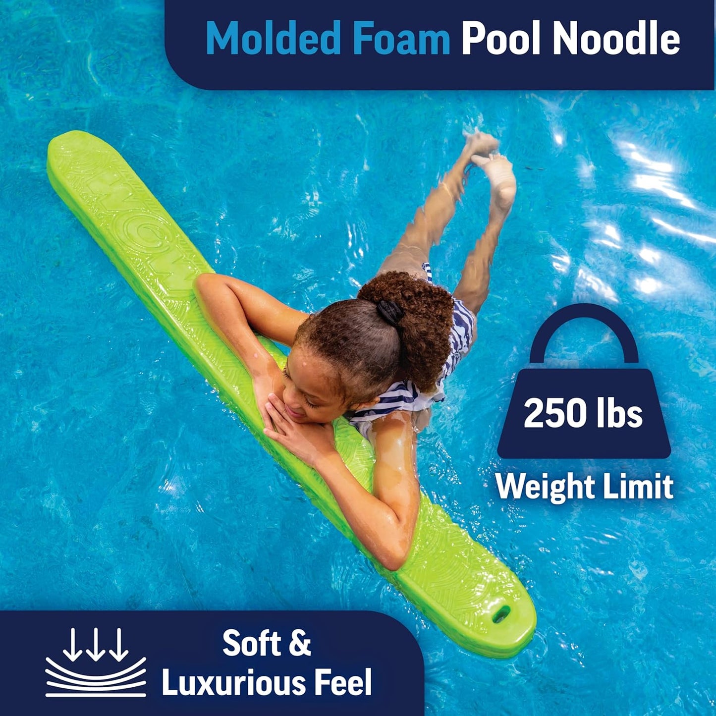Green Vacation Mode Pool Noodle for Pools, Swimming & Floating T1188