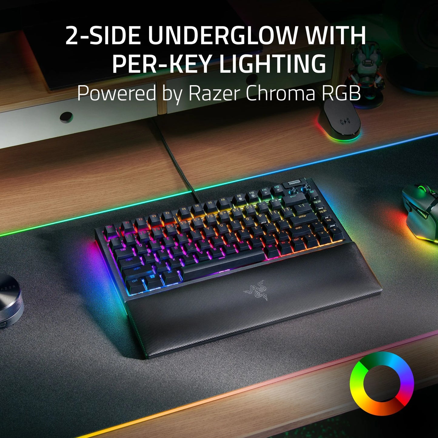 75% Hot-Swappable Mechanical Gaming Keyboard, RGB Z27215