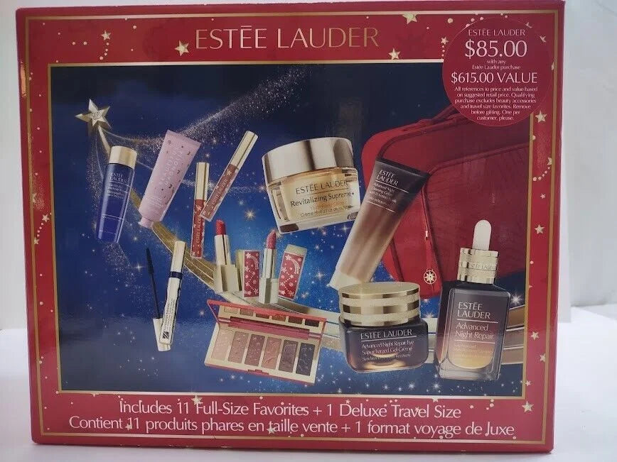 Holiday Makeup Skincare Set 11 Full-Size Favorites K5092