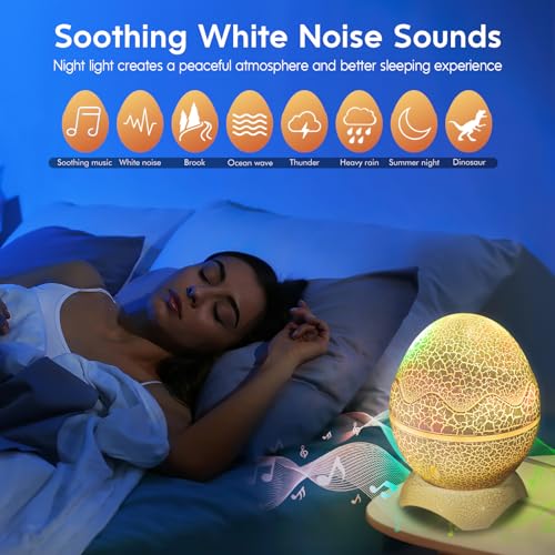 Star Projector with Bluetooth Speaker and White Noise for Bedroom U548539