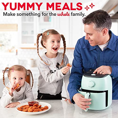 Electric Air Fryer Oven, 2.6 Qt., Grey, Compact, Auto Shut Off, 1000-Watt L764