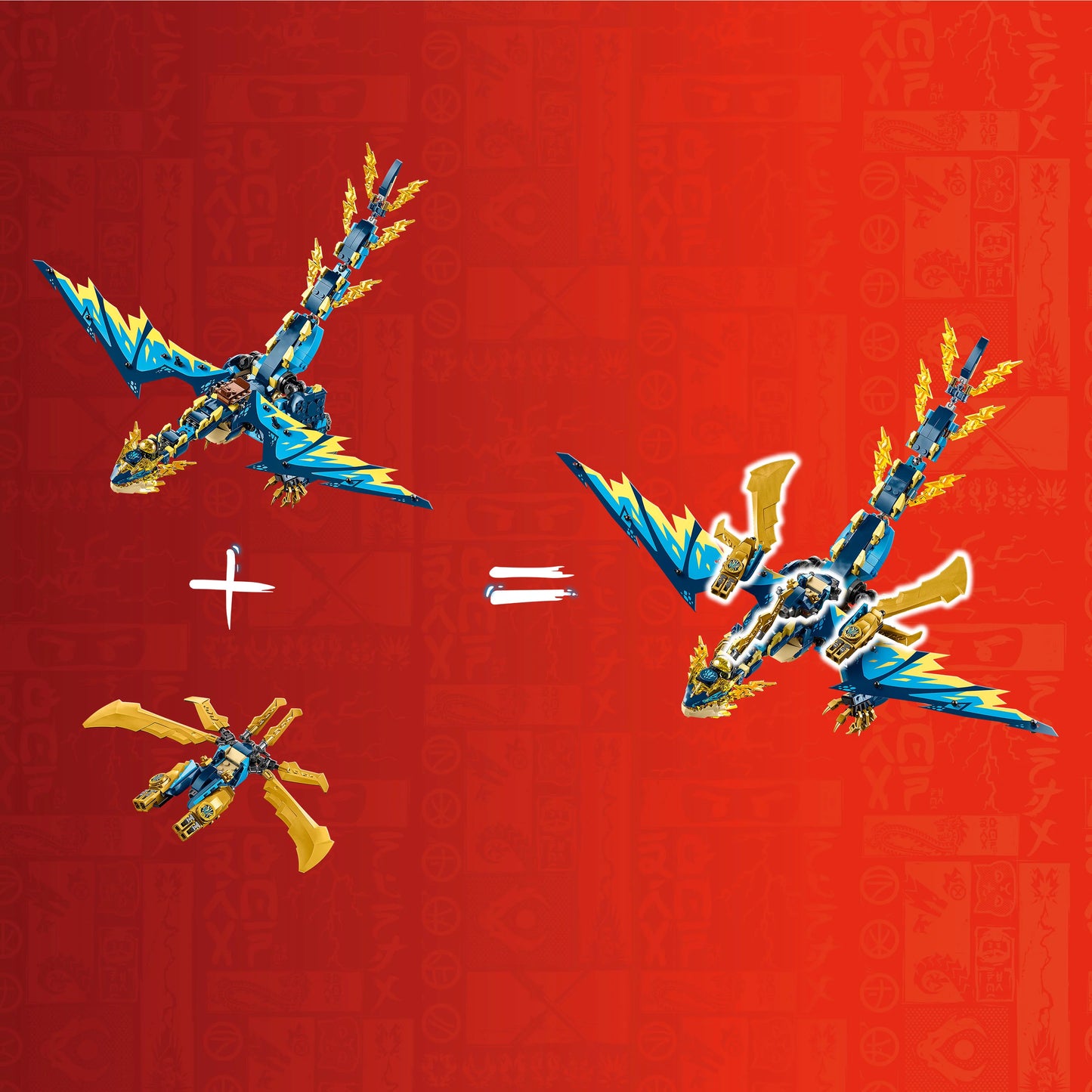 Elemental Dragon vs. The Empress Mech Building Toy Set K76975