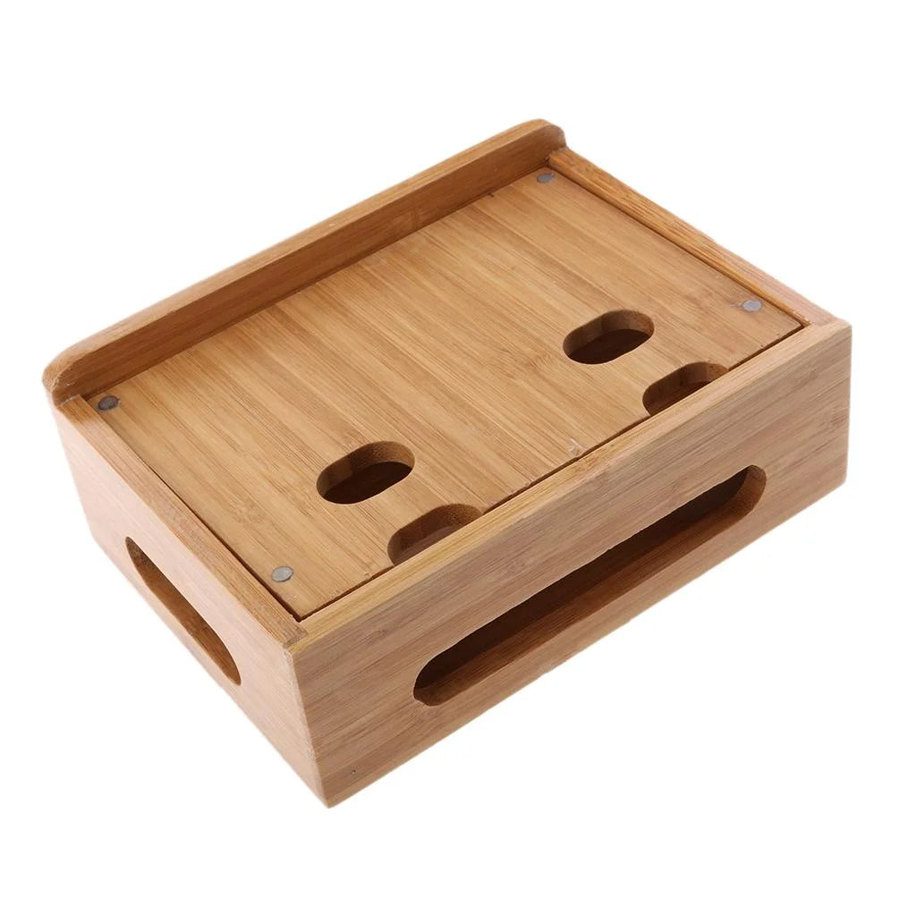 Bamboo Charging Station for Smartphones and Gadgets P11409