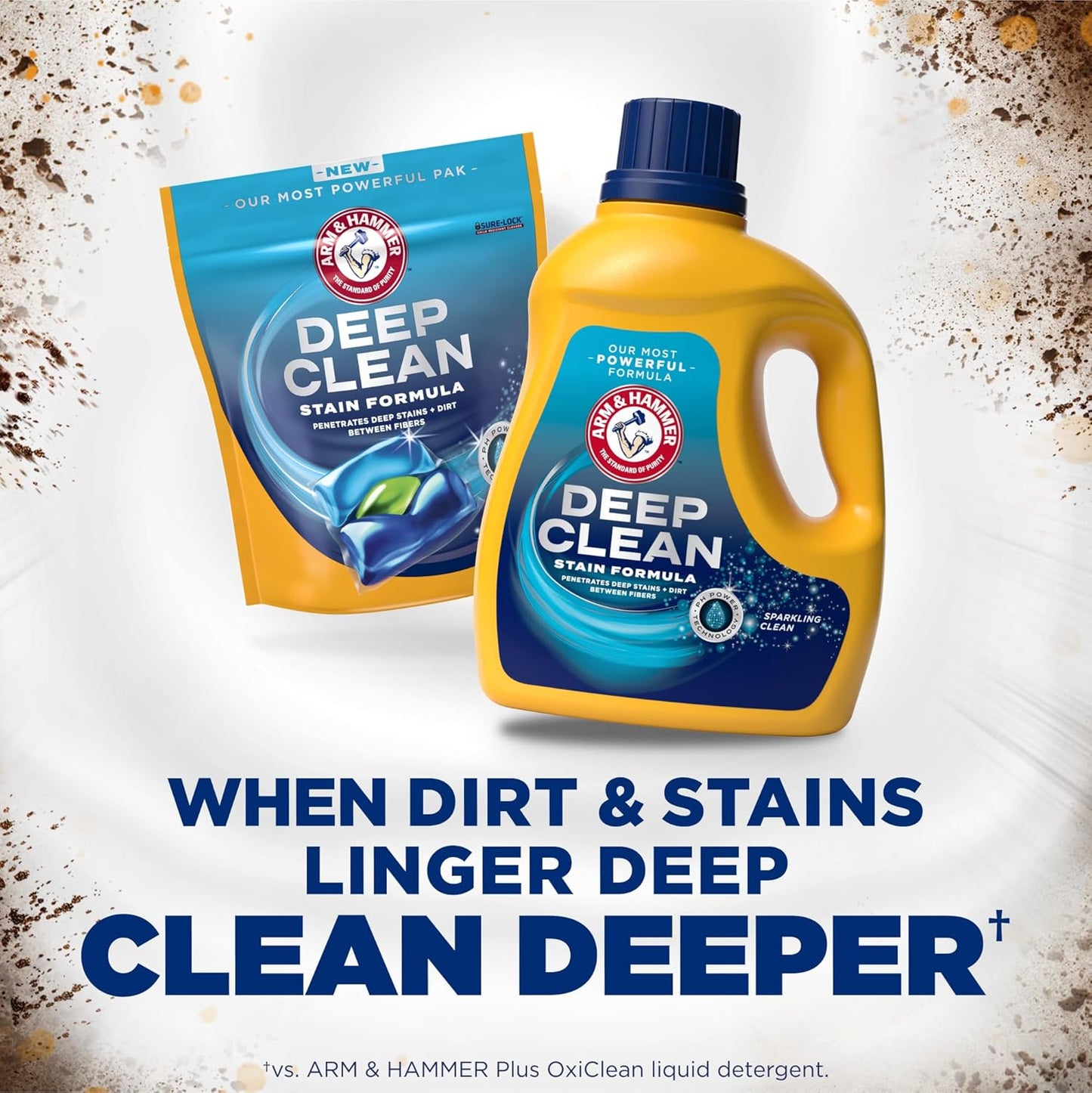 Liquid Laundry Detergent, Deep Clean Stain Formula, 102 fl oz D3793