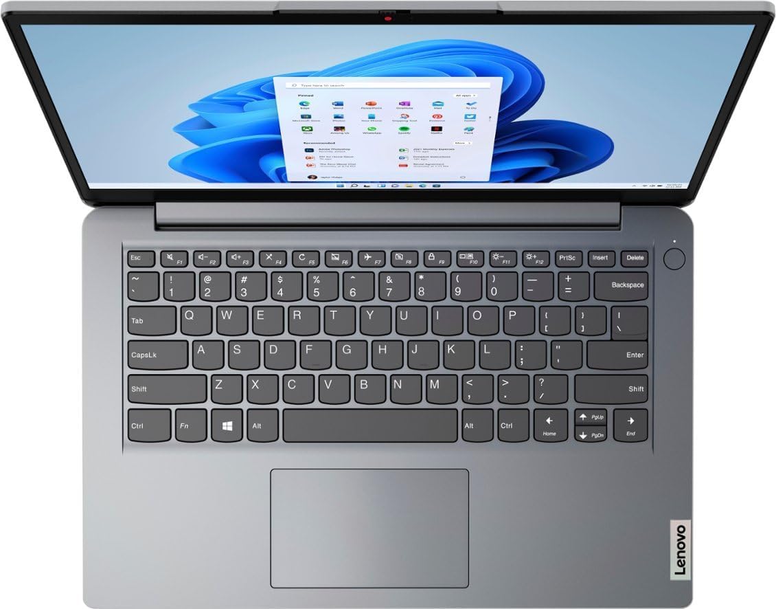 14" HD Laptop, Intel Celeron, 4GB RAM, 128GB SSD, Wi-Fi 6, Windows 11 S C1615