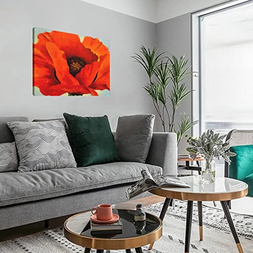 Red Flowers Aesthetic Poster Canvas Wall Art for Bedroom Living Room Decor V153